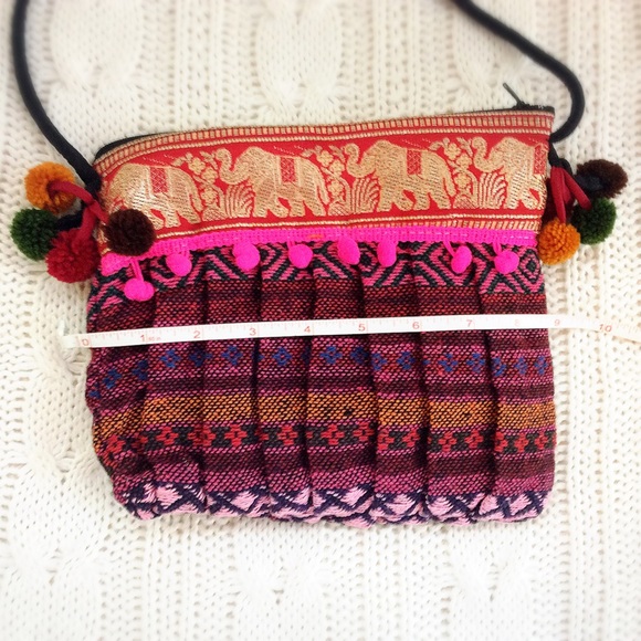 🐘 BOHO Elephant Pattern Shoulder Bag 🐘 - Picture 7 of 8